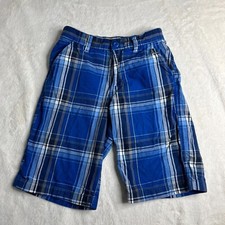 The Original Arizona Jean Company Youth Plaid Shorts- Size 14 Regular