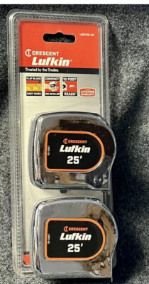 Crescent  25 ft. Lufkin 2 pc. Legacy Set, L925TSC-02