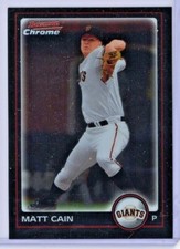 2010 Bowman Baseball #153 Matt Cain - San Francisco Giants - MINT
