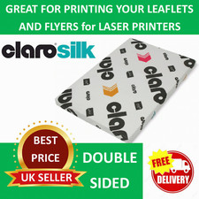 Image of A4 Silk Printing Card 300gsm 297 x 210mm - Various Quantities - Laser & Digital