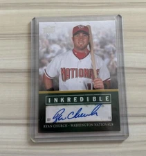 Ryan Church Inkcredible 2008 Upper Deck Series 1 Auto INK-RC