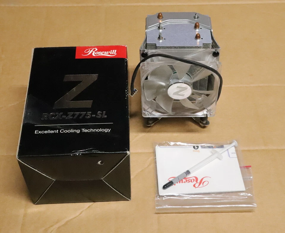 Rosewill CPU Cooler RCX-Z775-SL 92 mm Two Ball Bearing Intel Socket 754 - Image 2 of 3
