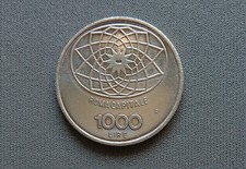 Italia Repubblica Italiana 1970 1000 Lire Argento Roma Capitale FDC Divisionale