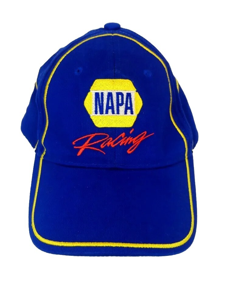 NAPA Auto Parts Racing Hat Blue, Yellow & RED NASCAR … Gem