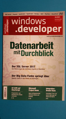 Windows Developer 10/2017  ungelesen 1A absolut TOP