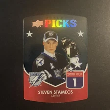 2021-22 Upper Deck Series 1 Steven Stamkos #CP-19 Clear Picks SSP (1:1148)