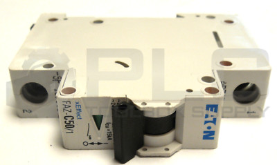 NEW EATON FAZ-C50/1 FAZ UL 1077 SUPPLEMENTARY PROTECTOR 1P 50A C CURVE