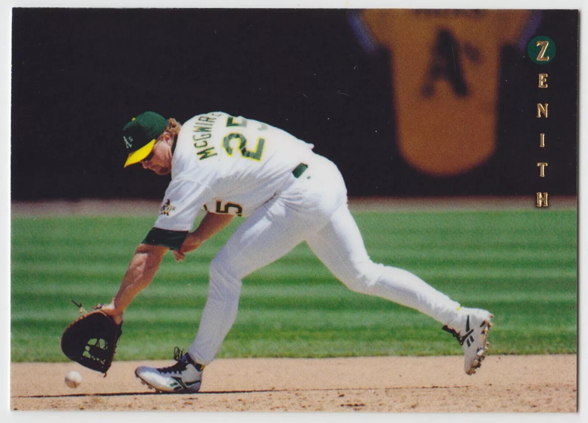 1997 Pinnacle Zenith #28 Mark McGwire Oakland Athletics HOF | eBay