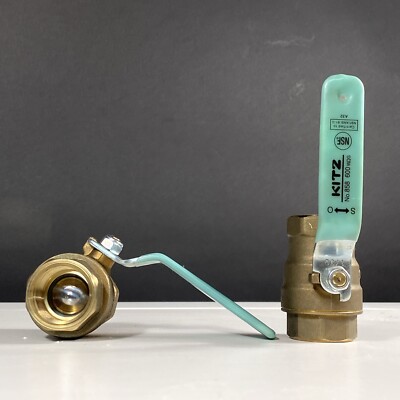 Lot Of 2 KITZ 1'' 600 WOG BALL VALVE No.858 Thread YF