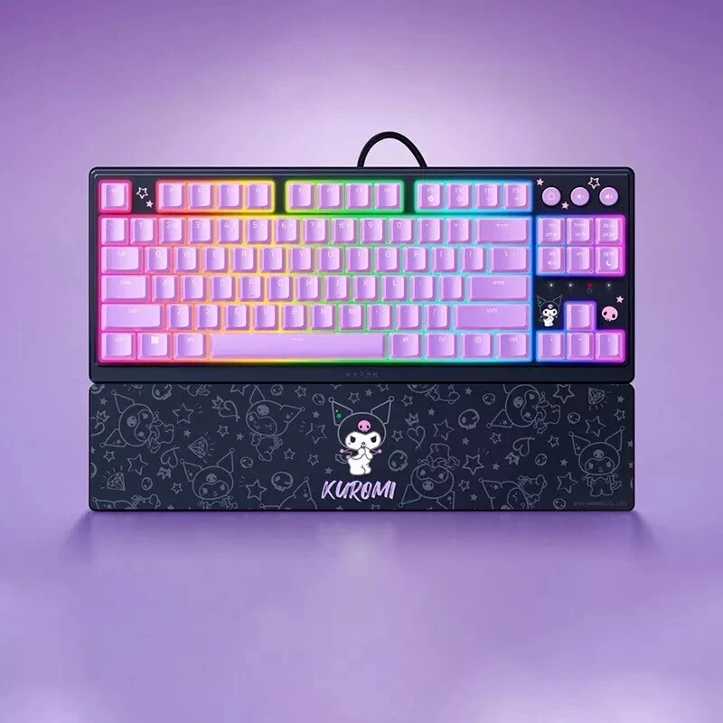 Razer x Sanrio Kuromi Gaming Mouse and Mechanical Keyboard & Headset Bundle - Image 3 of 4