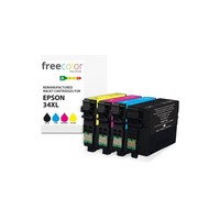 Freecolor Patrone Epson 34XL Multipack Bk/C/M/C 30Ml+3X11Ml Remanufactured