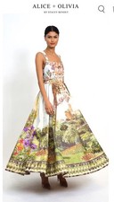 ALICE + OLIVIA GUINEVERE BUSTIER DRESS SIZE 2 NWOT