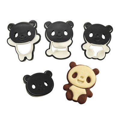 Set Panda DIY Cookie Cake Keks Zuckerfahrzeuge Backform Keksform Schimmel