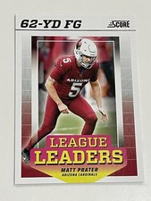 2024 Score Football League Leaders - Matt Prater - Arizona Cardinals