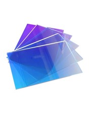 5 Pack Iridescent Acrylic Sheets Translucent Plexiglass Sheet Radiant Colored Pl