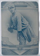 Babe Ruth 2024 Topps Triple Threads Printing Plate 1/1 Boston Red Sox