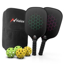 Pickleball Paddles Set of 2 - USAPA Approved Fiberglass Kit - 4 Pack