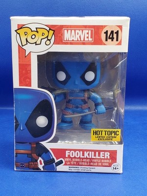 Funko Pop! Deadpool FoolKiller #141 Hot Topic Exclusive Marvel Vinyl Bobble-Head