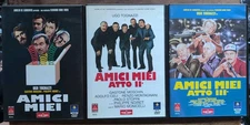 Complete Trilogy Movie Saga FRIENDS MYI Act 1,2,3 Italian Comedy Cult DVD Set