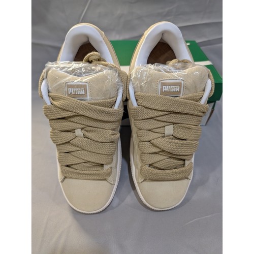 Puma Suede XL Putty Warm White Sneakers Womens 9 Mens 7.5 Chunky Y2K 397648-05 - Picture 5 of 13