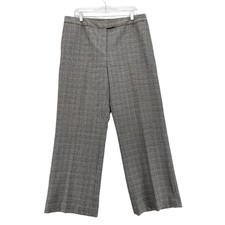 Pendleton Pants Women's 16 Wool Houndstooth Pattern Black  White Lined Vintage