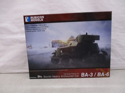 Rubicon Models BA-3/BA-6 Soviet Heavy Armoured Car 1/56