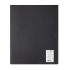 4 packPen Gear 2-Pocket Paper Folder, 9.5 in x 11.5 in, Black