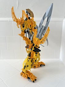 LEGO BIONICLE Toa Mata Nui 8998 w/ Pearl Gold Kanohi Ignika Mask of Life Rare