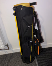 Cobra Ultralight Stand Golf Bag 2-Way Dividers 5 Pockets Rain Hood Black/Yellow