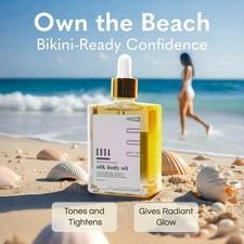 GODA Silk Body Oil Women Moisturizing Formula Bath  Shower Oil Smooth US