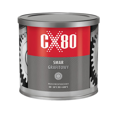 CX80 Graphitschmiermittel 500g Calcium Graphit Schmierfett Rostschutz bis +600°C