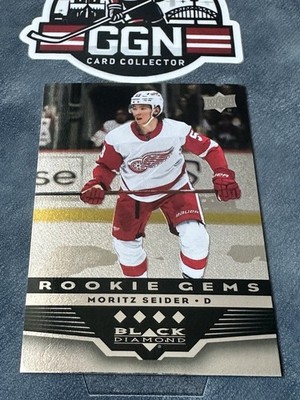 2021-2022 Upper Deck Extended Series Black Diamond Rookie Gems Moritz Seider