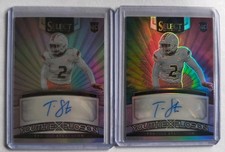 2023 SELECT DRAFT PICKS TYRIQUE STEVENSON TYE DIE AUTO SP /25 + SILVER PRIZM