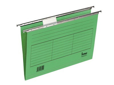 bene Hängemappe, 230 g/m², A4, grün (5 Stück), Sie erhalten 1 Packung á 5 Stück