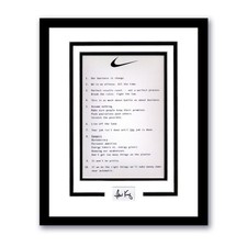Phil Knight "Nike" Founder SIGNED 'Nike Principles' Framed 11x14 Display F ACOA