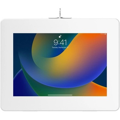 CTA Digital 11 Inches Tablet Wall Mount - White - Premium Locking - PAD-PARAWW