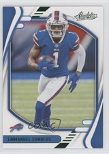 2021 Panini Absolute Green Emmanuel Sanders #38 0f72