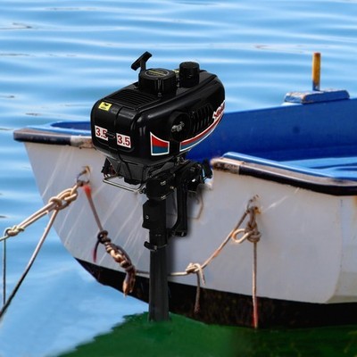 Outboard Motor 52CC 2 Stroke Fishing Boat Engine Aluminium Boat