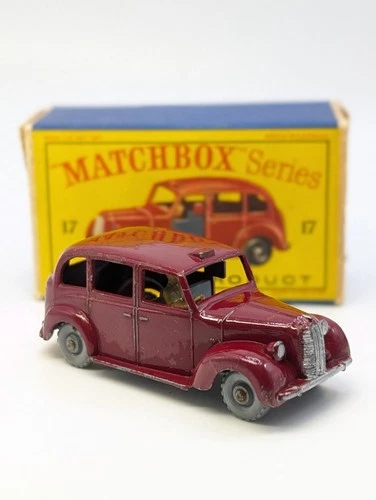 Matchbox Lesney Moko 17c Austin Taxi FX3 original vintage diecast toy car