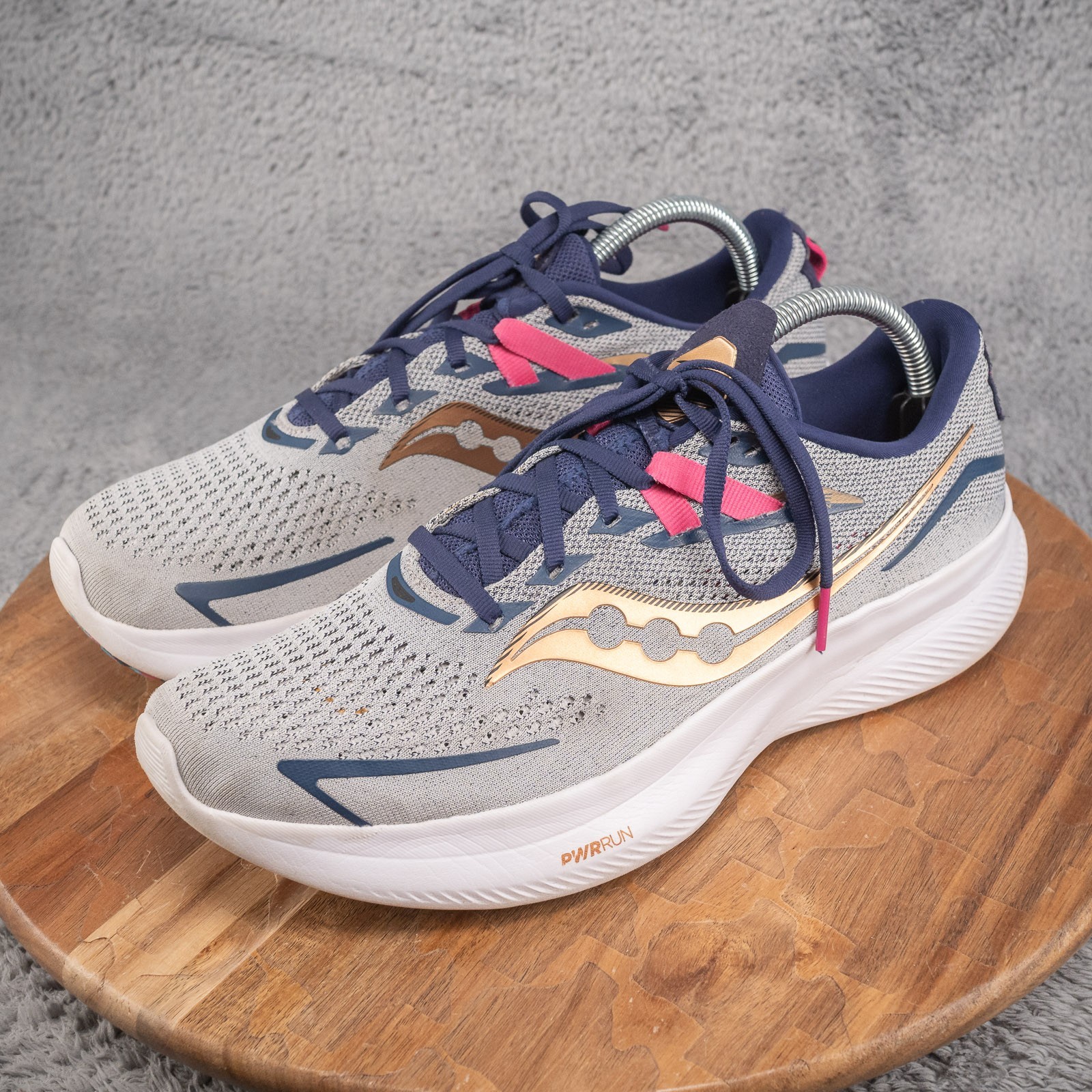 Saucony Sneakers Womens-11 Ride Fifteen Gray  Running Shoe PWR Run S10729-40 thumbnail 3