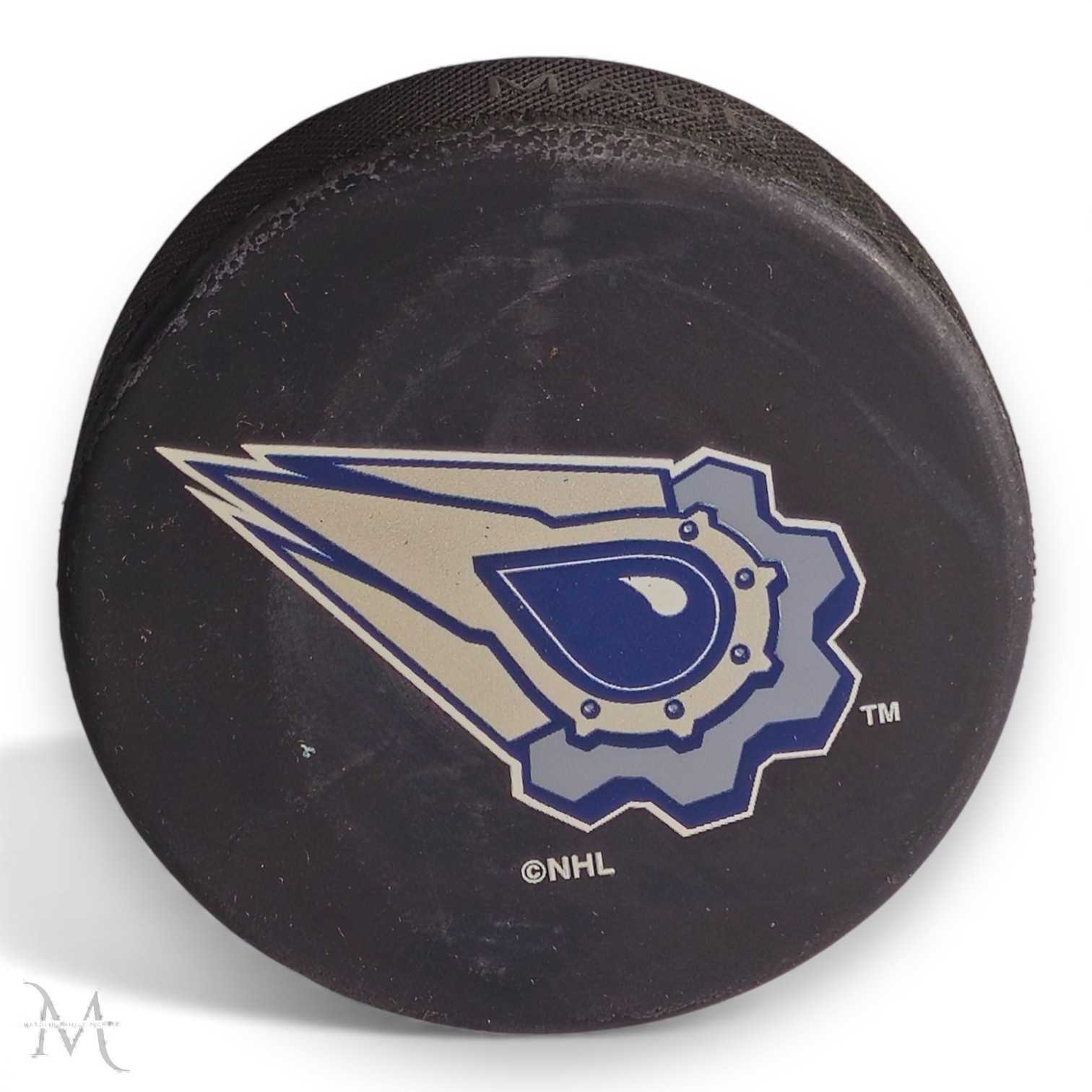 Edmonton oilers vintage nhl puck inglasco official licensed product slovakia