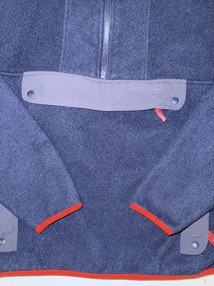 Patagonia Synchilla Anorak Blue/Red Half Zip Jacket - Image 3 of 4