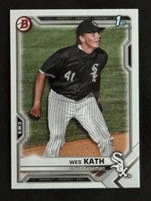 2021 Bowman Draft #BD-43 Wes Kath 1st Bowman