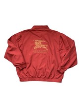 Original Vintage 90s Burberrys embroidered Jacket Spellout Big Logo XL