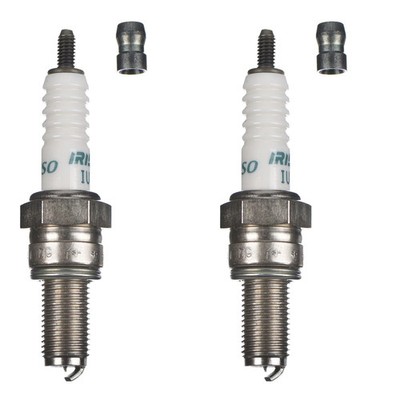DENSO Zündkerze IU27A Iridium 2er (für: Kawasaki GPZ 1100 F ABS ZXT10E 96-98 )