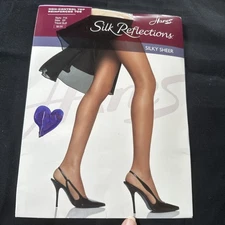 Silk Reflections Pantyhose Womens EF Travel Buff Silky Sheer Non- Control Top