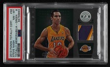 2013 Totally Certified Memorabilia Green Prime 2/5 Steve Nash #58 PSA 8 HOF 4f5