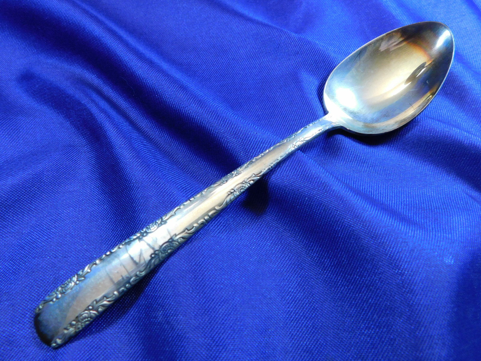 GORHAM CAMELLIA STERLING SILVER TEASPOON - VERY GOOD CONDITION