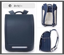 NEW Japanese school bag Randoseru 2014 model Backpacks Navy From Japan
