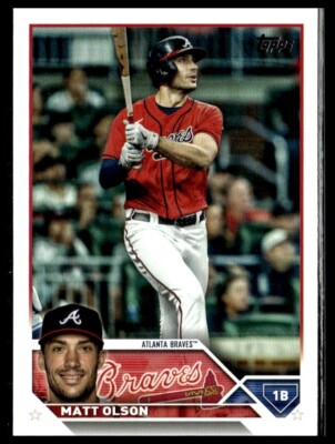 2023 Topps 481 Matt Olson Atlanta Braves Advanced Stats 082/300
